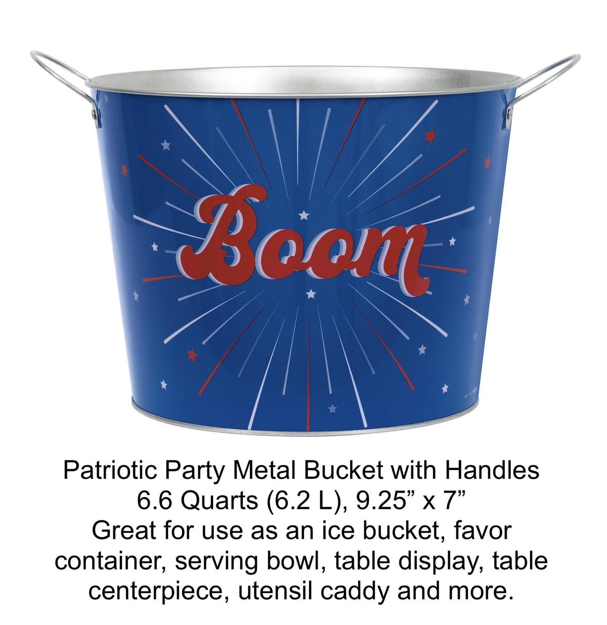 Patriotic Party Metal Bucket - Stesha Party