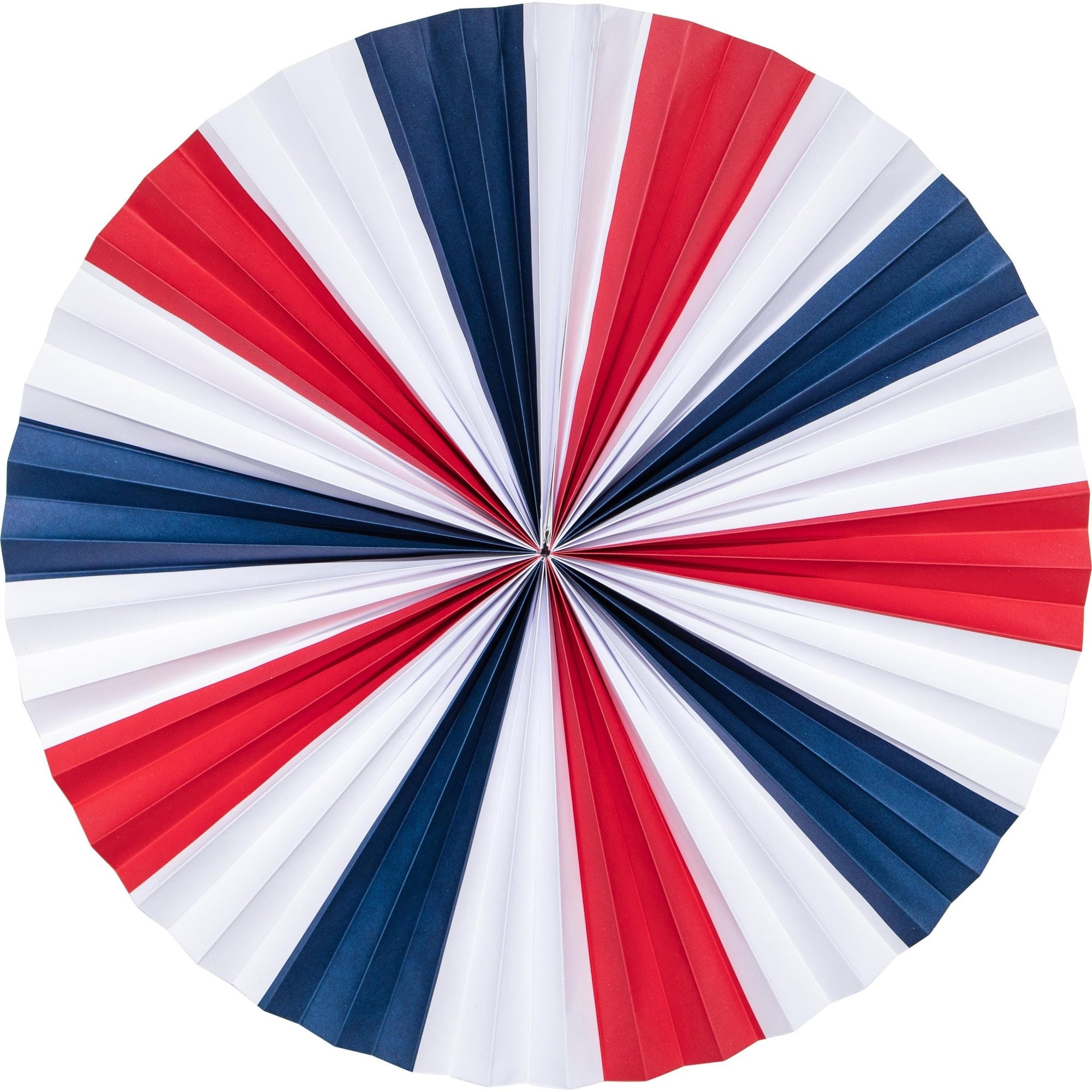 Patriotic Party Paper Fans 3ct - Stesha Party