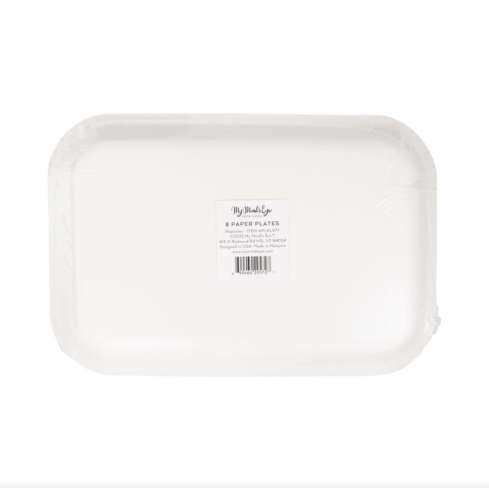 Patriotic Popsicle Ice Cream Plates 8ct - Stesha Party