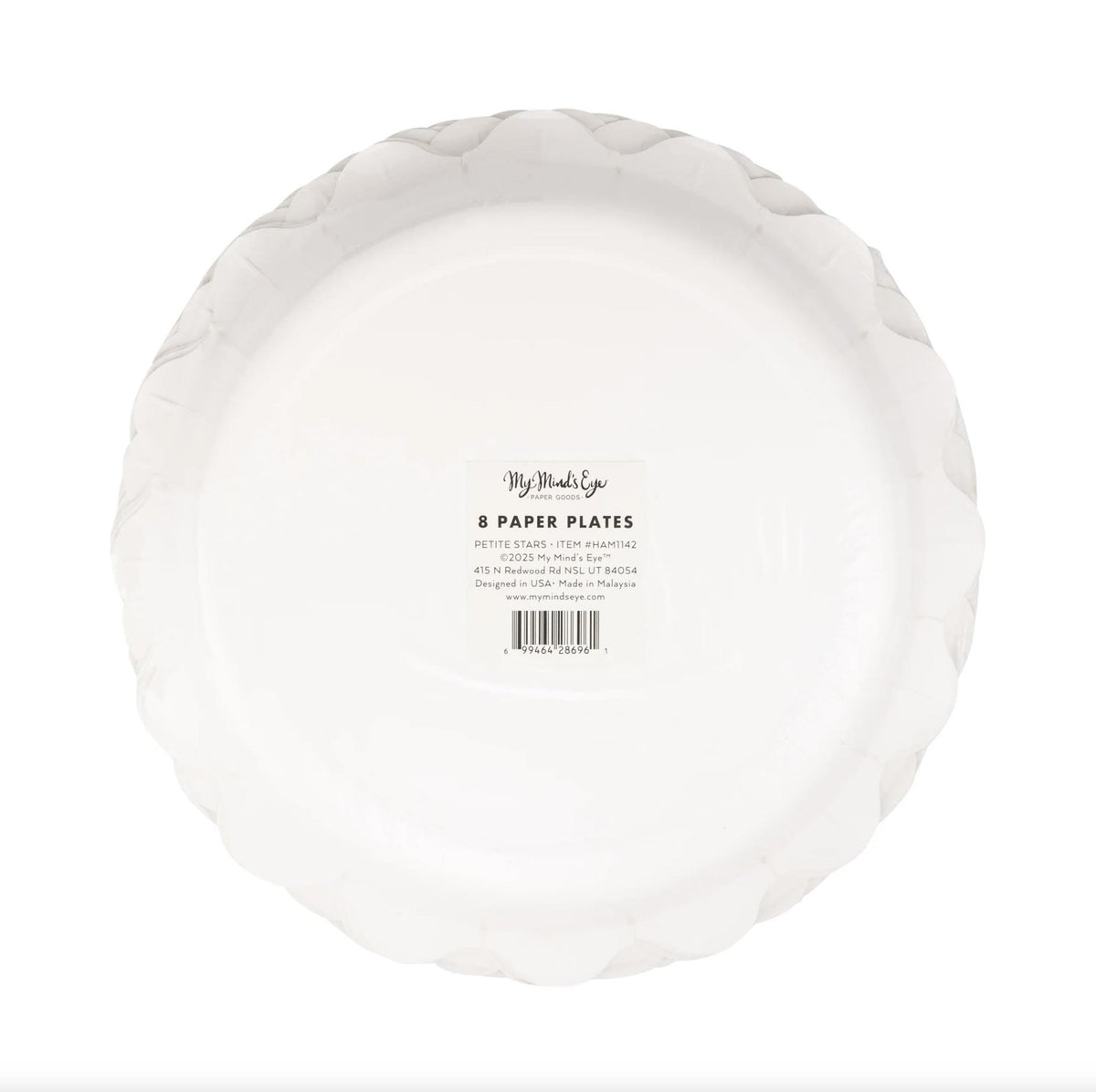 Patriotic Star Dinner Plates 8ct - Stesha Party