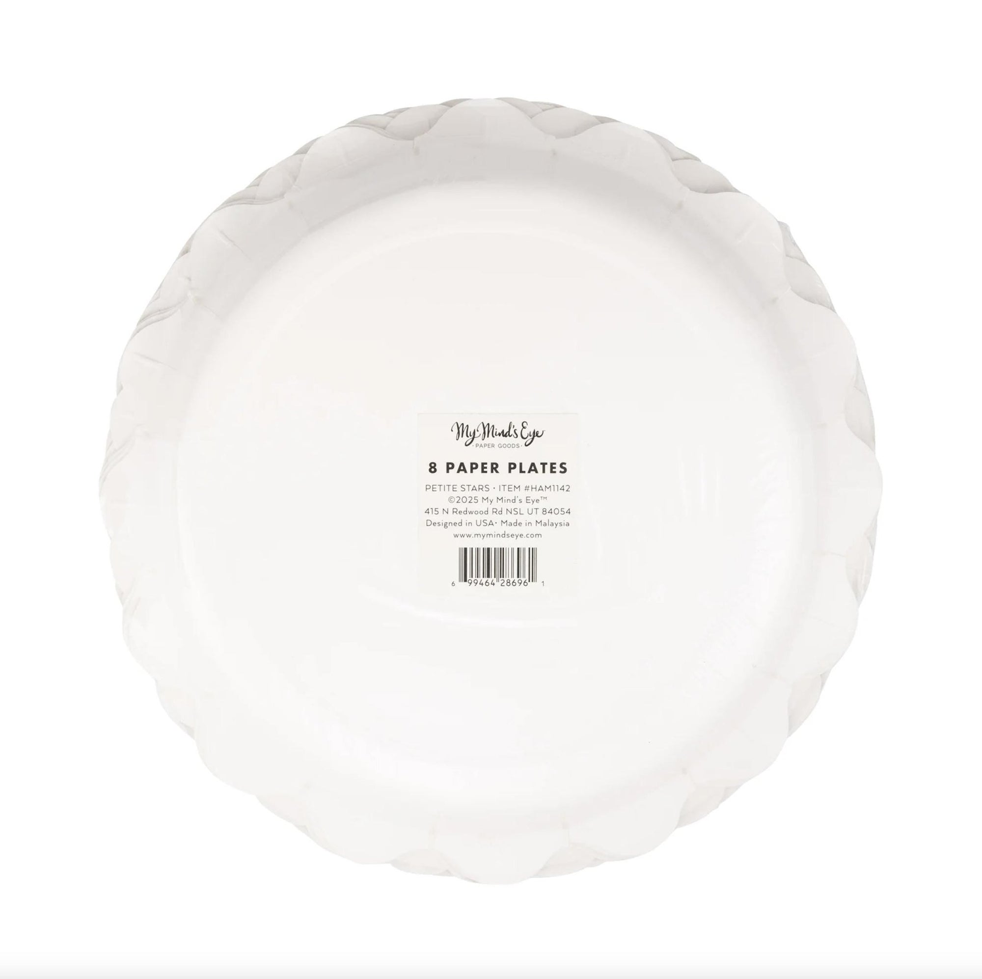 Patriotic Star Dinner Plates 8ct - Stesha Party