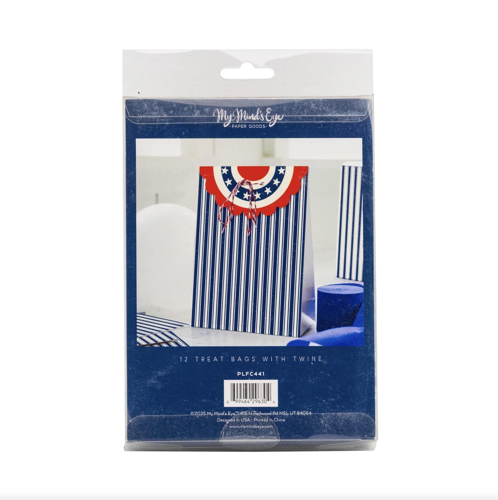 Patriotic Treat Bags 12ct - Stesha Party