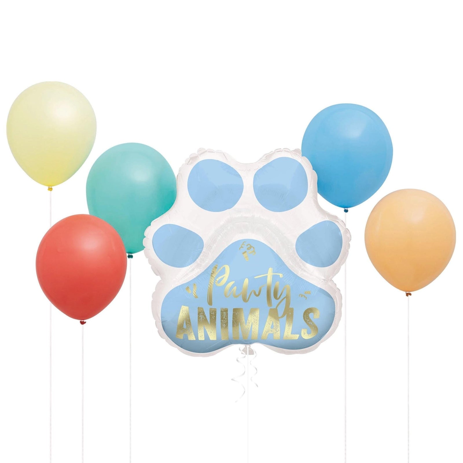 Pawty Animals Paw Print Balloon Bouquet - Stesha Party