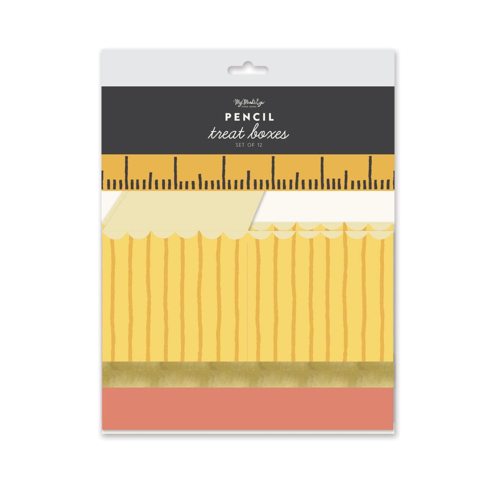 Pencil Shaped Treat Boxes 12ct - Stesha Party