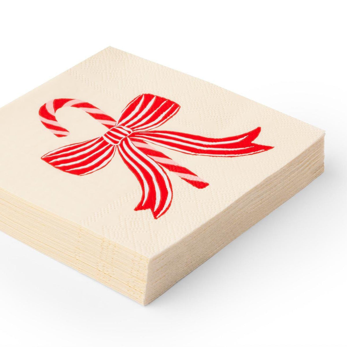 Peppermint Bow Cocktail Napkins 20ct - Stesha Party