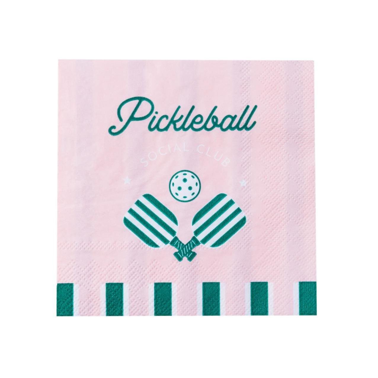 Pickleball Cocktail Napkins 20ct - Stesha Party
