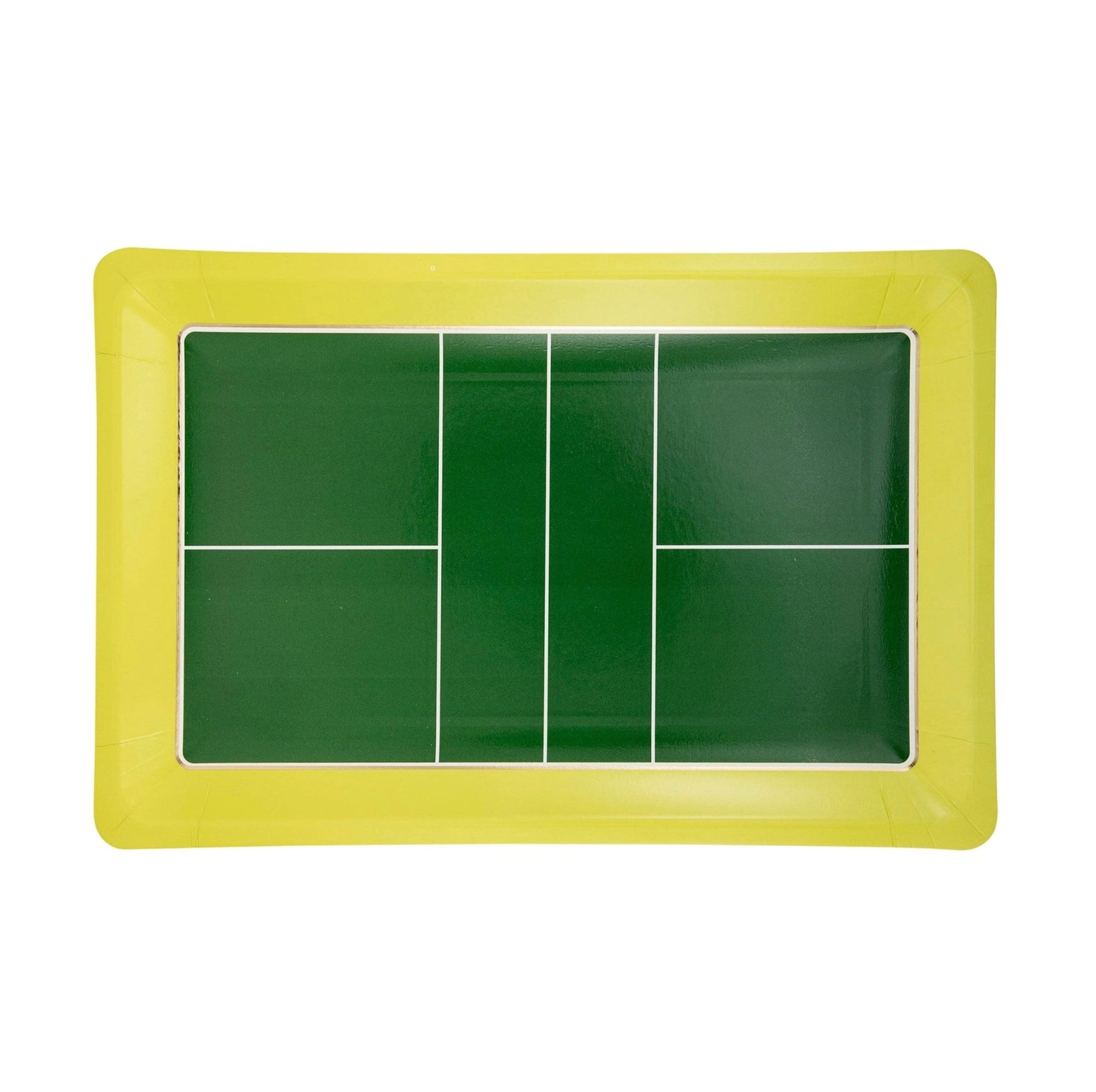 Pickleball Court Paper Plates 8ct - Stesha Party