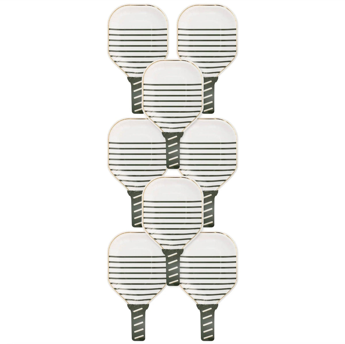 Pickleball Paddle Shaped Plates 8ct - Stesha Party