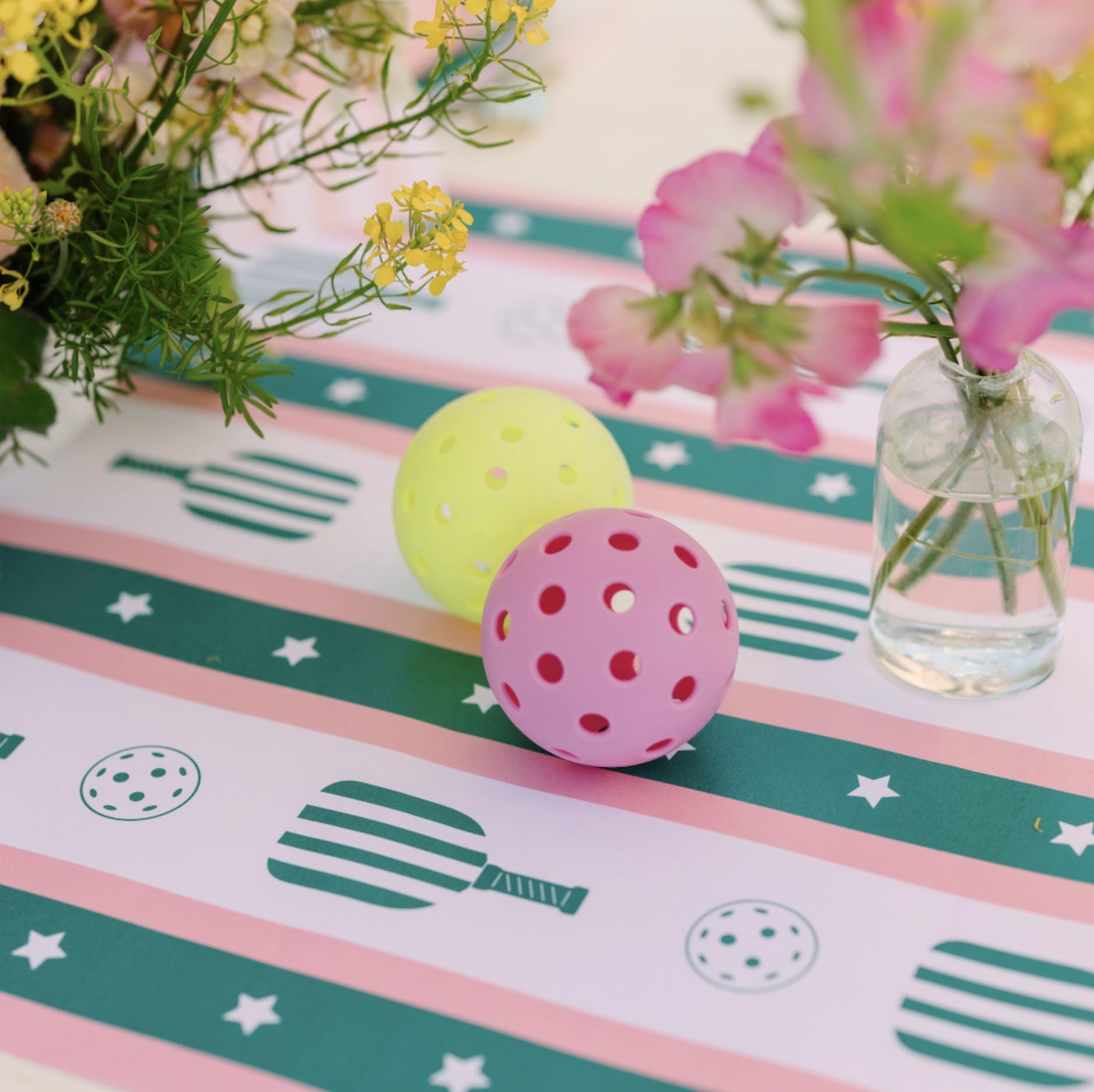 Pickleball Paper Table Runner - Stesha Party