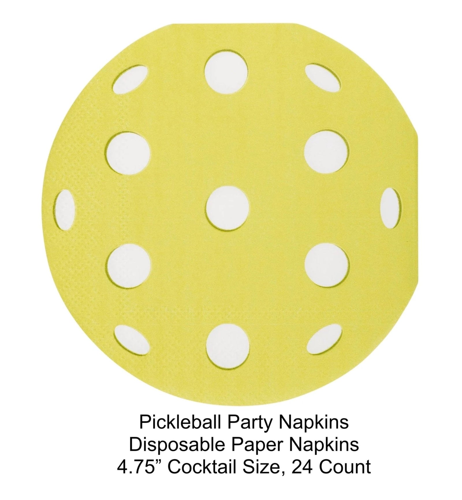 Pickleball Sport Napkins 24ct - Stesha Party