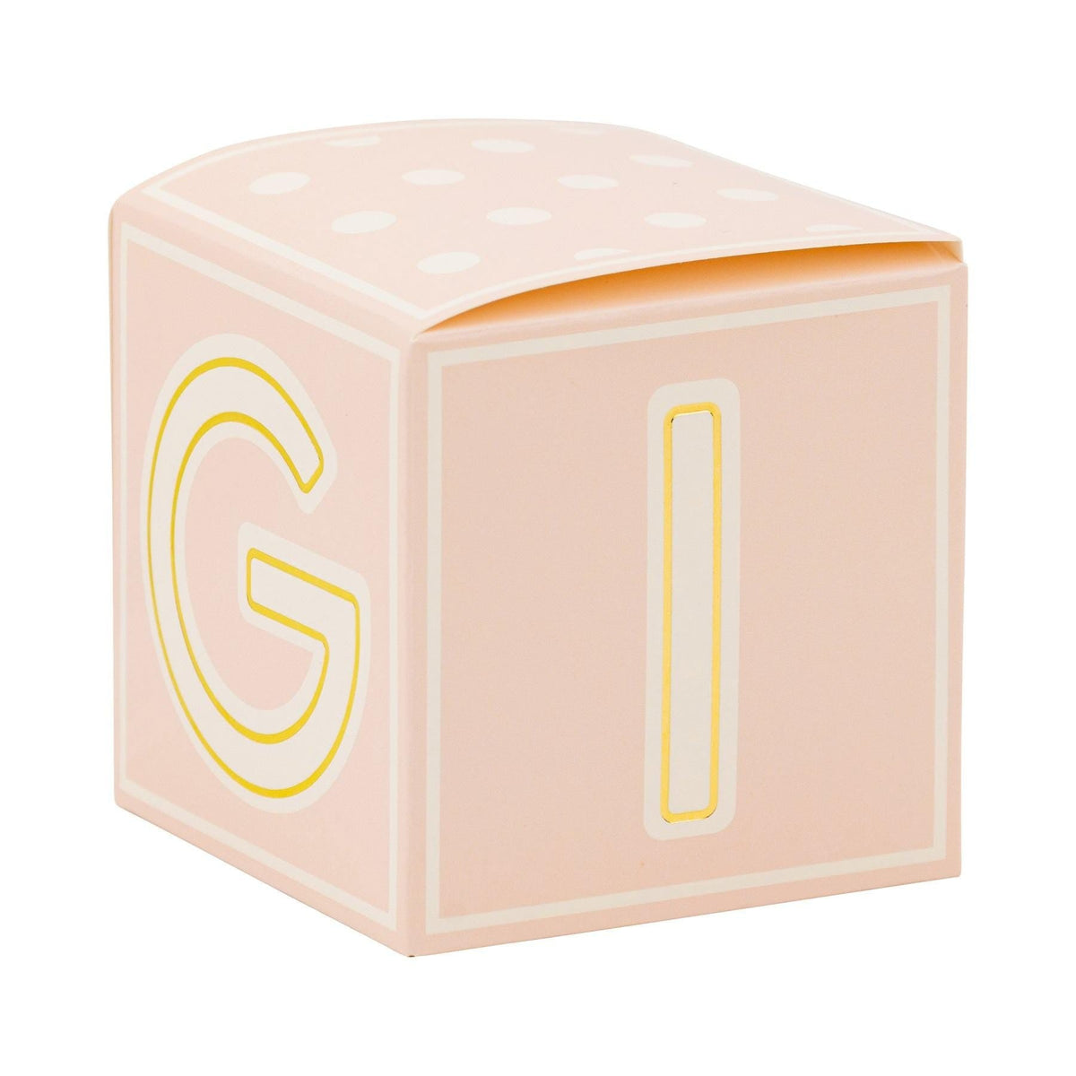 Pink Baby Block Treat Boxes 8ct - Stesha Party