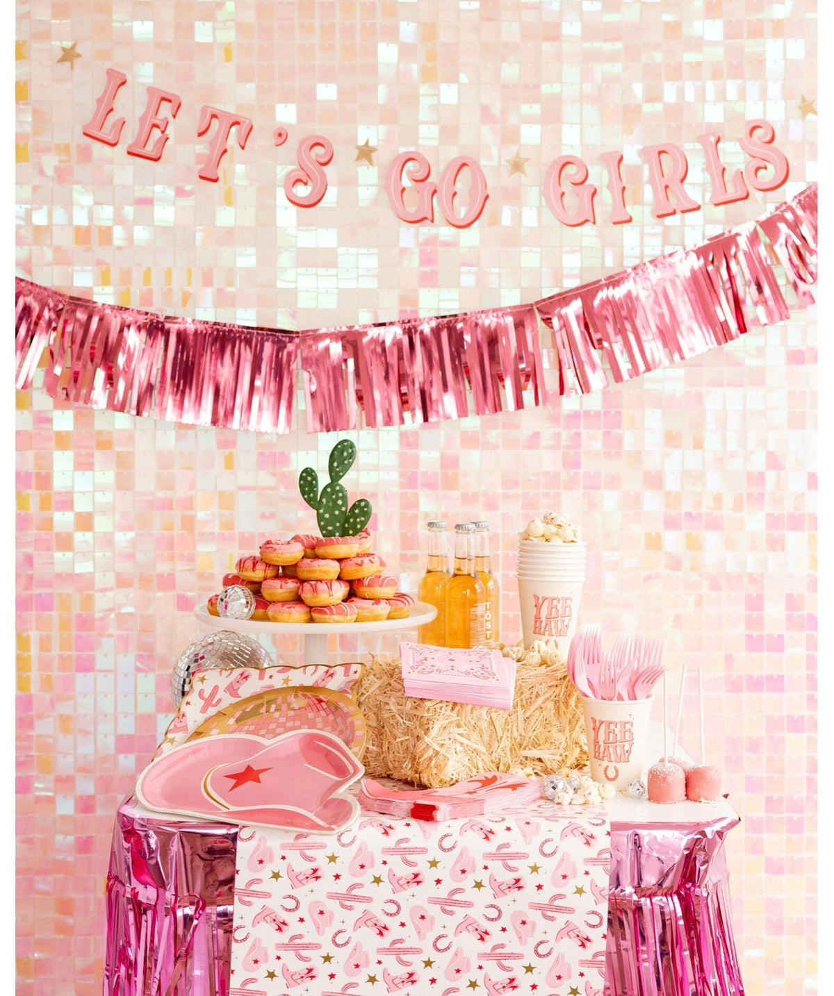 Pink Bandana Cocktail Napkins - Stesha Party