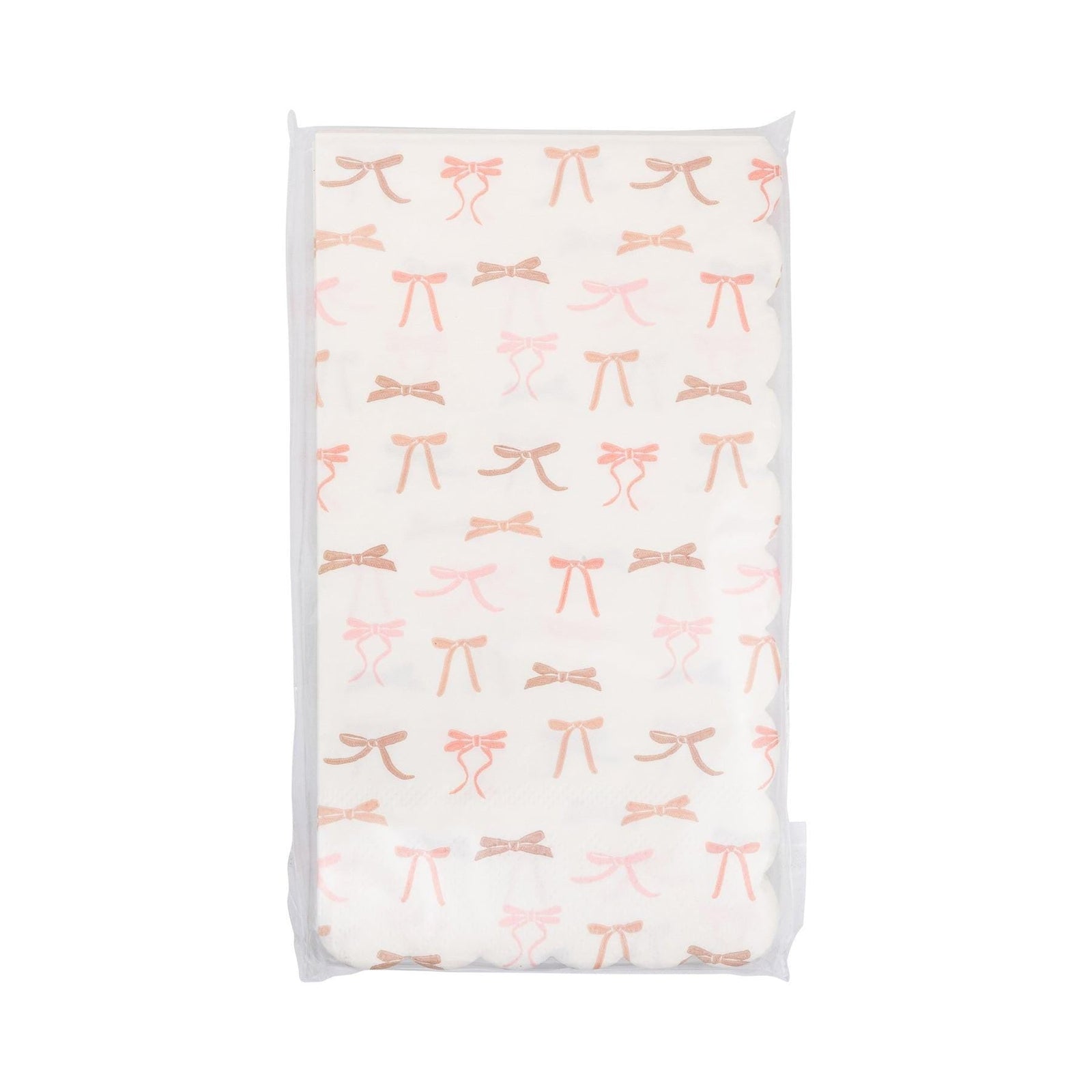 Pink Bows Dinner Napkins 24ct - Stesha Party