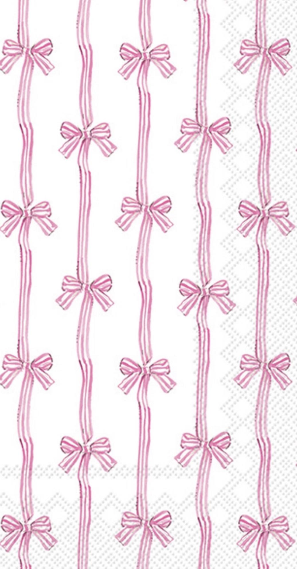 Pink Bows Napkins - Stesha Party