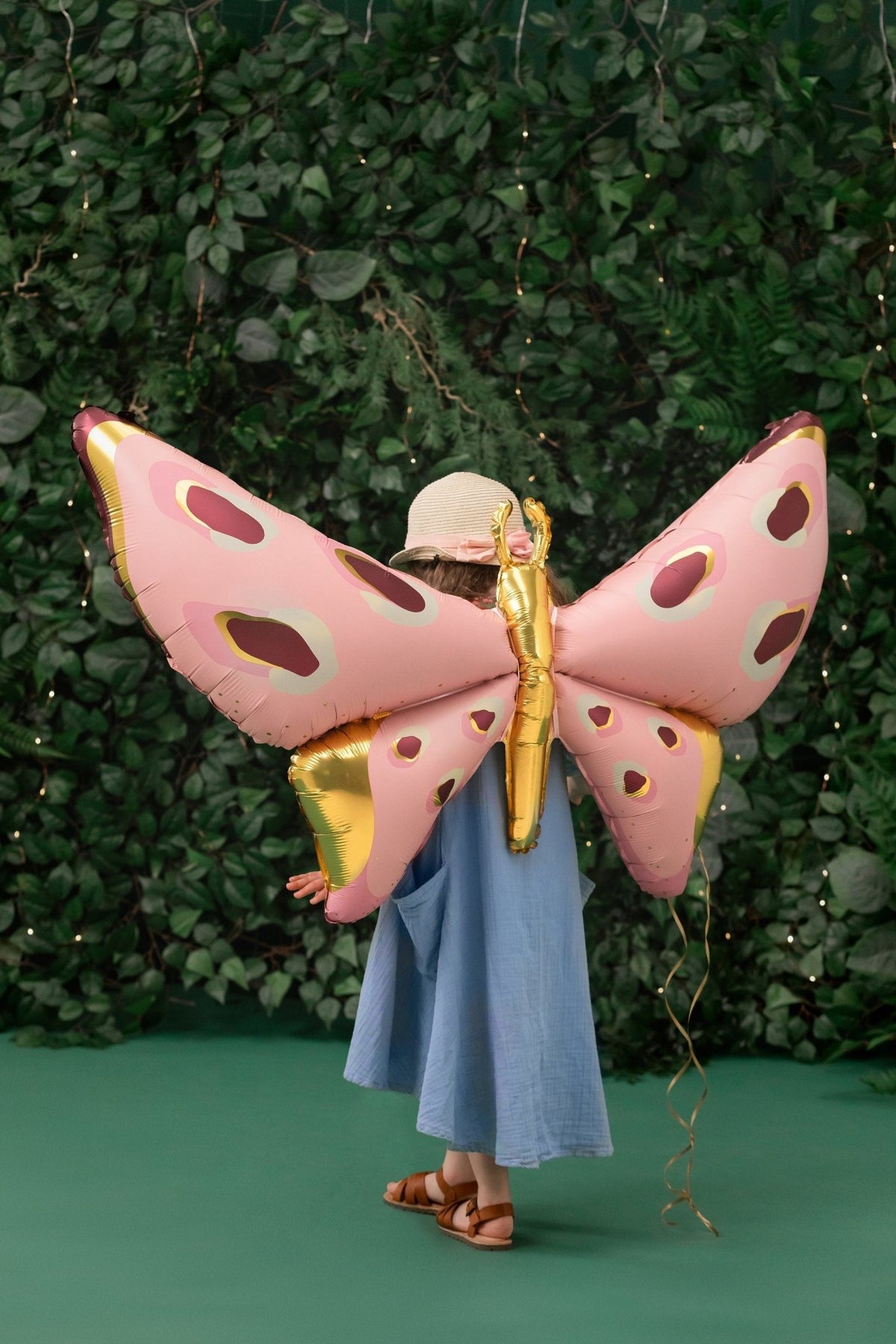 Pink Butterfly Balloon - Stesha Party