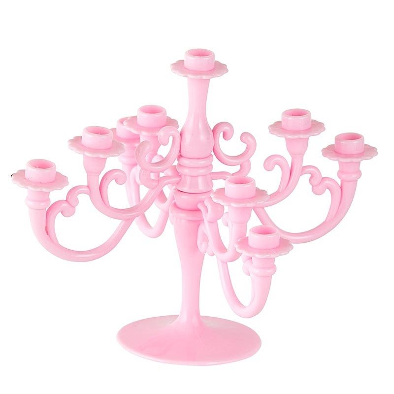 Pink Candelabra Cake Topper - Stesha Party