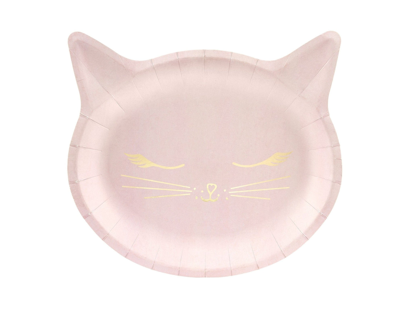 Pink Cat Plates - Stesha Party