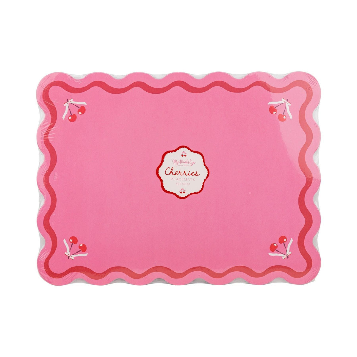 Pink Cherry Placemats 12ct - Stesha Party