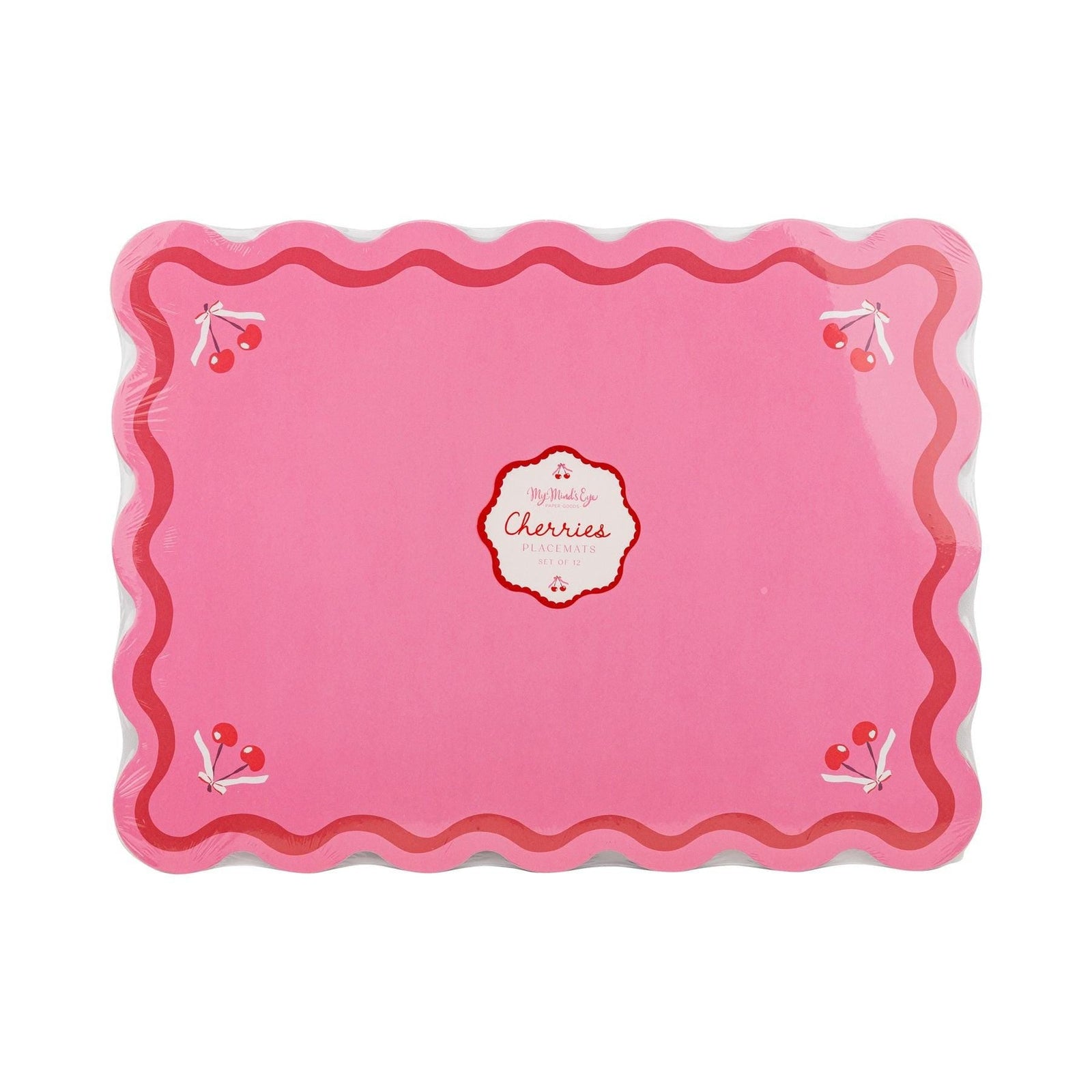 Pink Cherry Placemats 12ct - Stesha Party