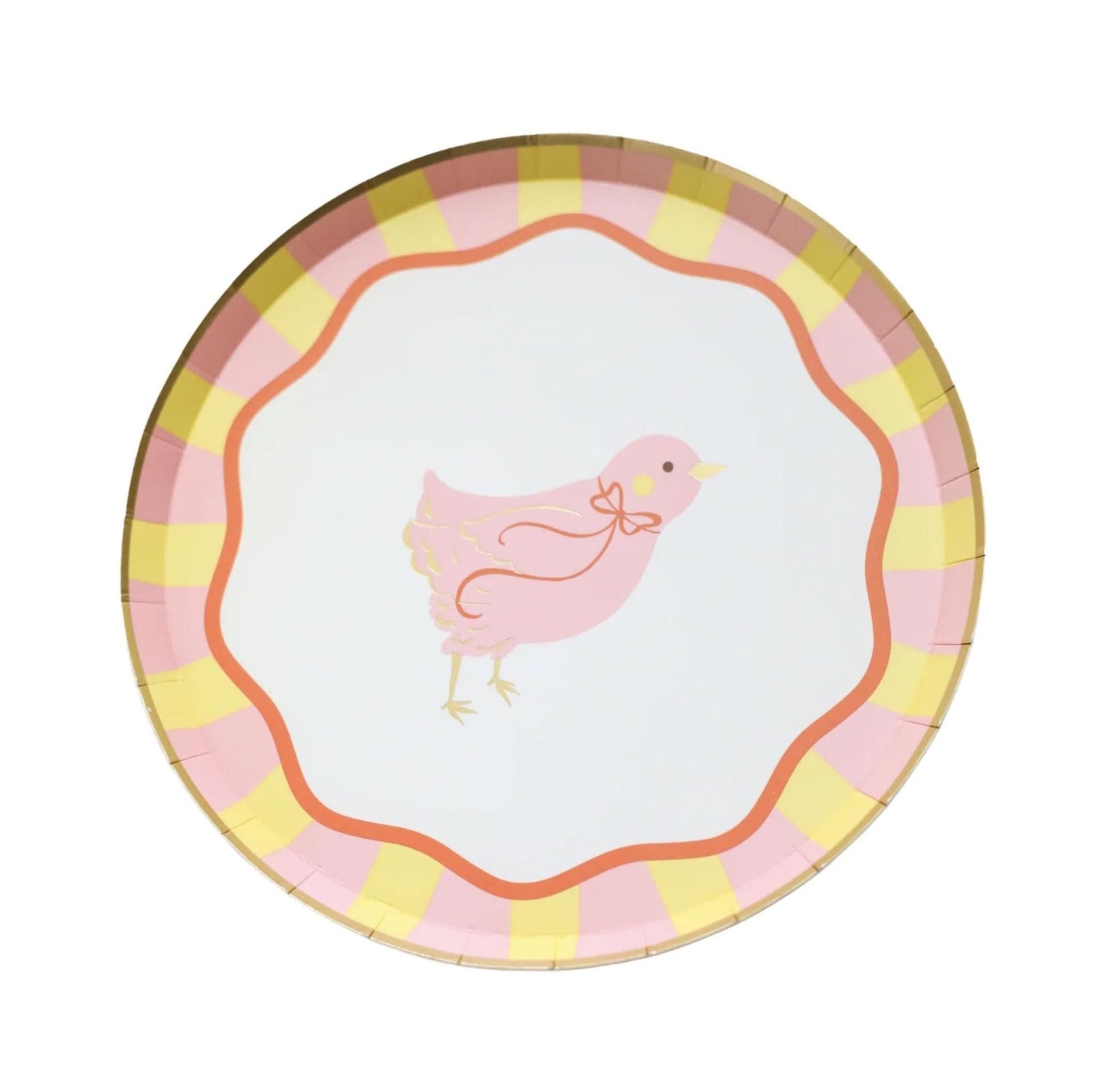 Pink Chick Party Plates 8ct - Stesha Party