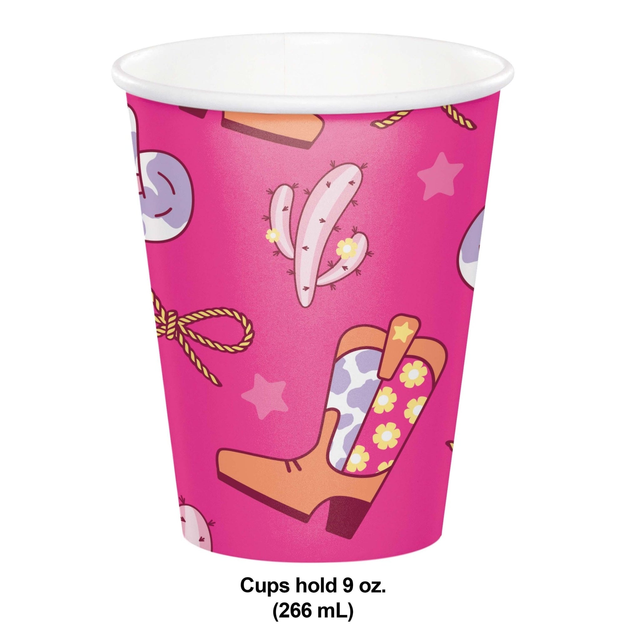 Pink Cowgirl Party Cups - Stesha Party