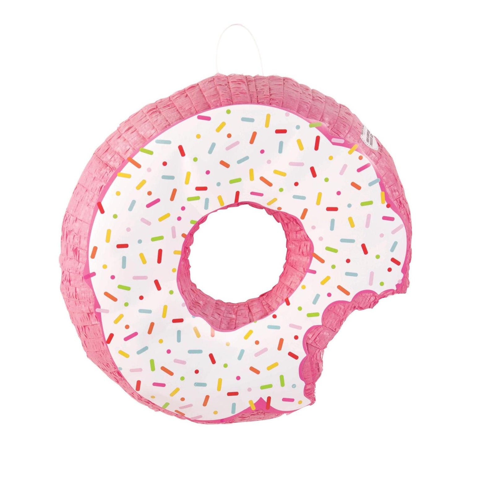 Pink Donut Birthday Party Piñata - Stesha Party