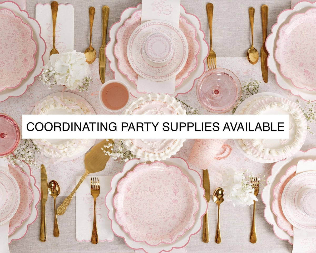 Pink Floral Party Napkins 20ct - Stesha Party