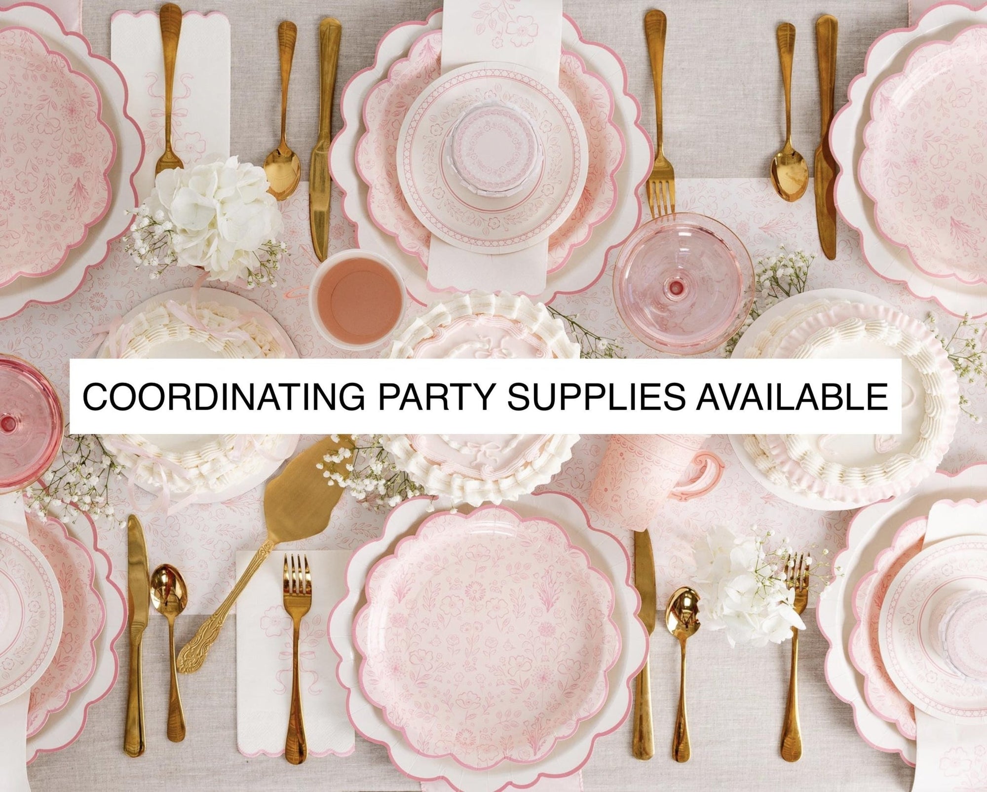 Pink Floral Party Napkins 20ct - Stesha Party