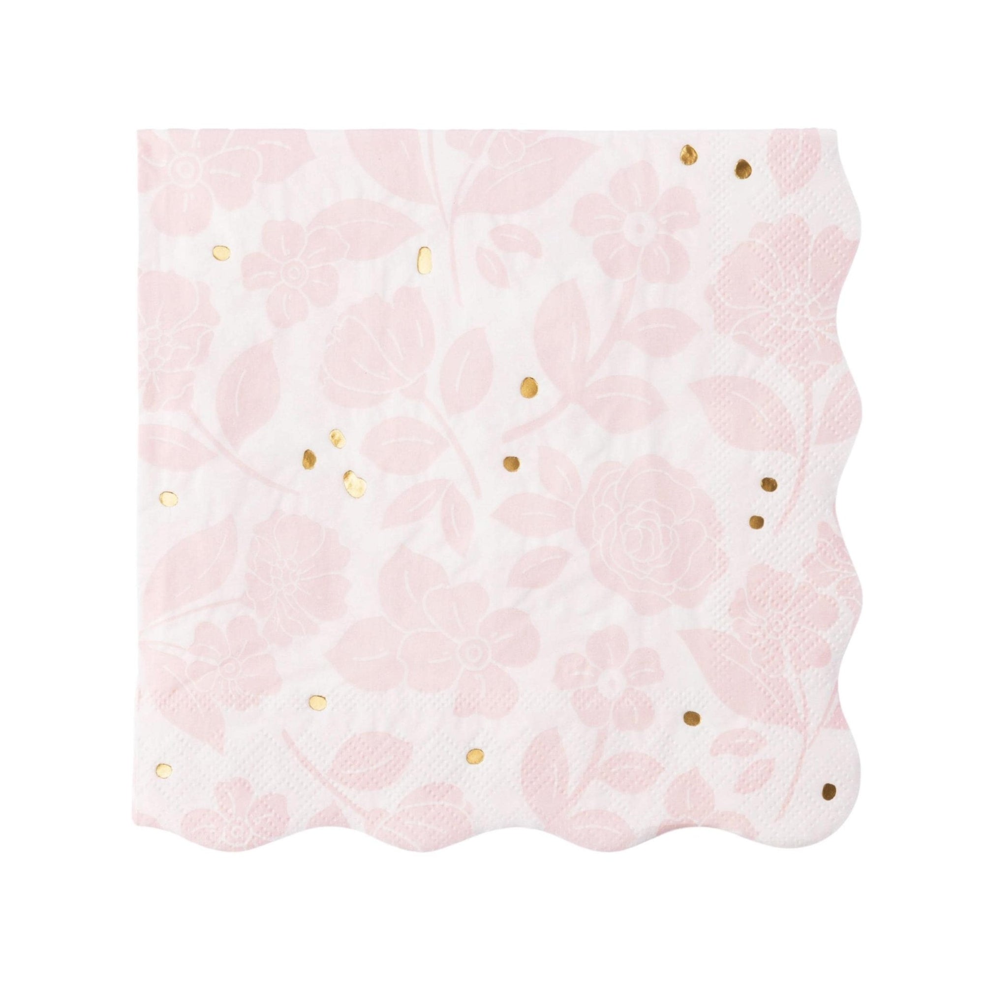 Pink Floral Party Napkins 20ct - Stesha Party