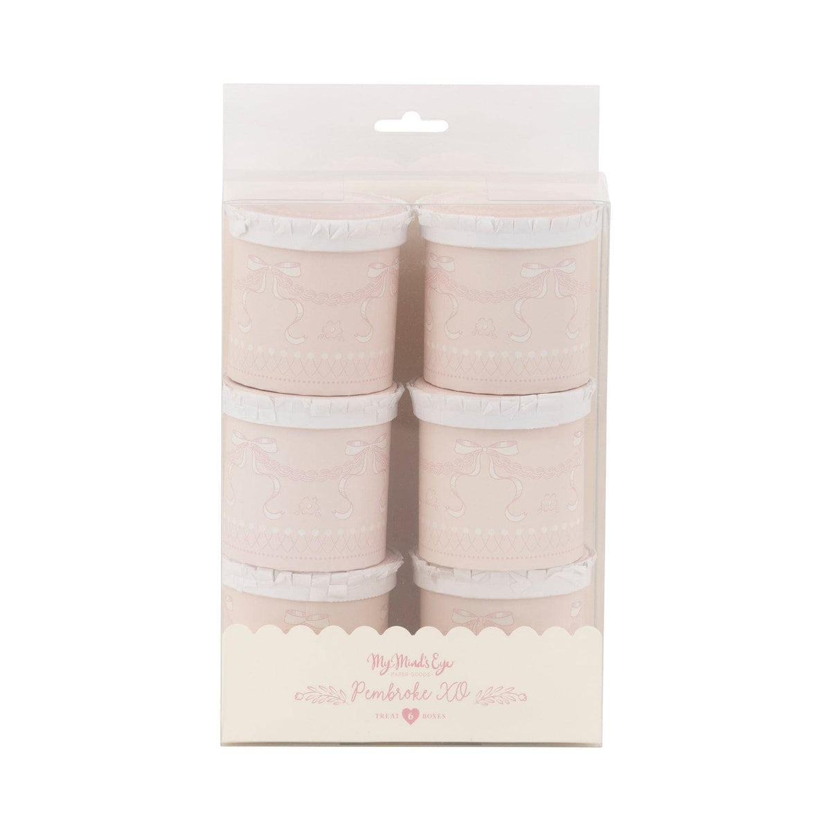 Pink Floral Treat Boxes 6ct - Stesha Party