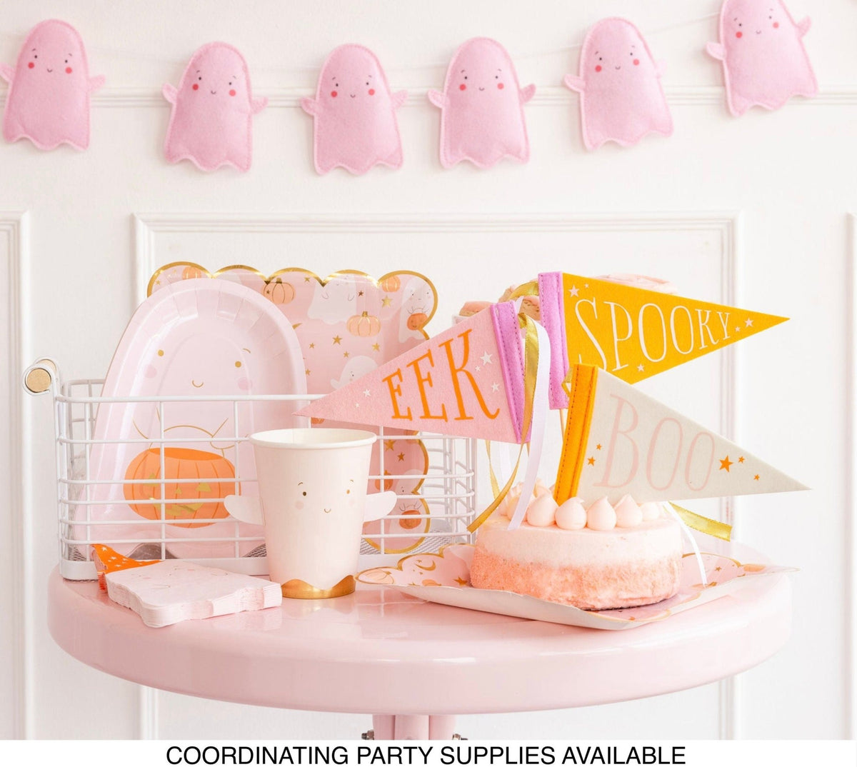 Pink Ghost Table Runner - Stesha Party