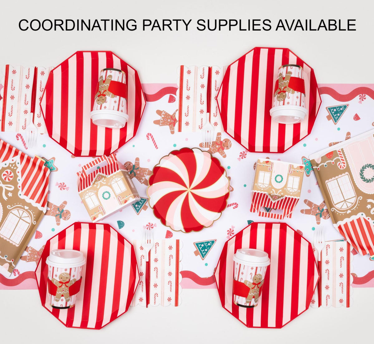 Pink Gingerbread Napkins 20ct - Stesha Party