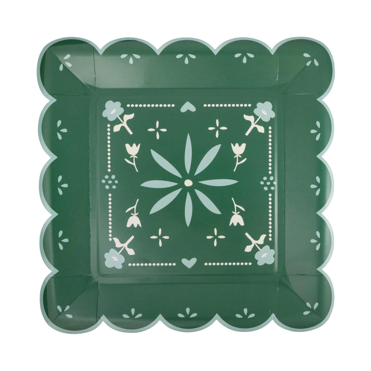 Pink & Green Fiesta Plates - Stesha Party