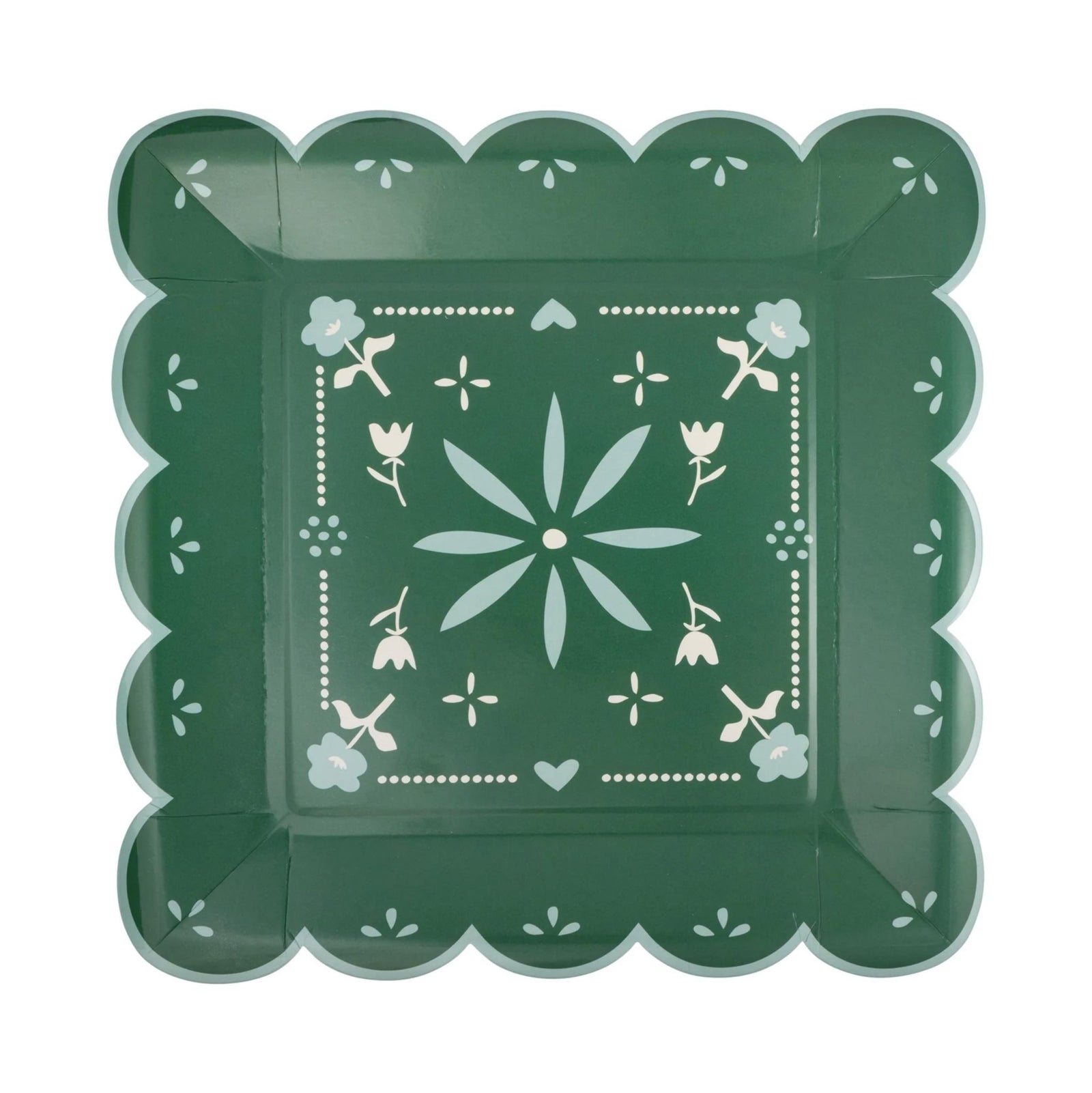 Pink & Green Fiesta Plates - Stesha Party