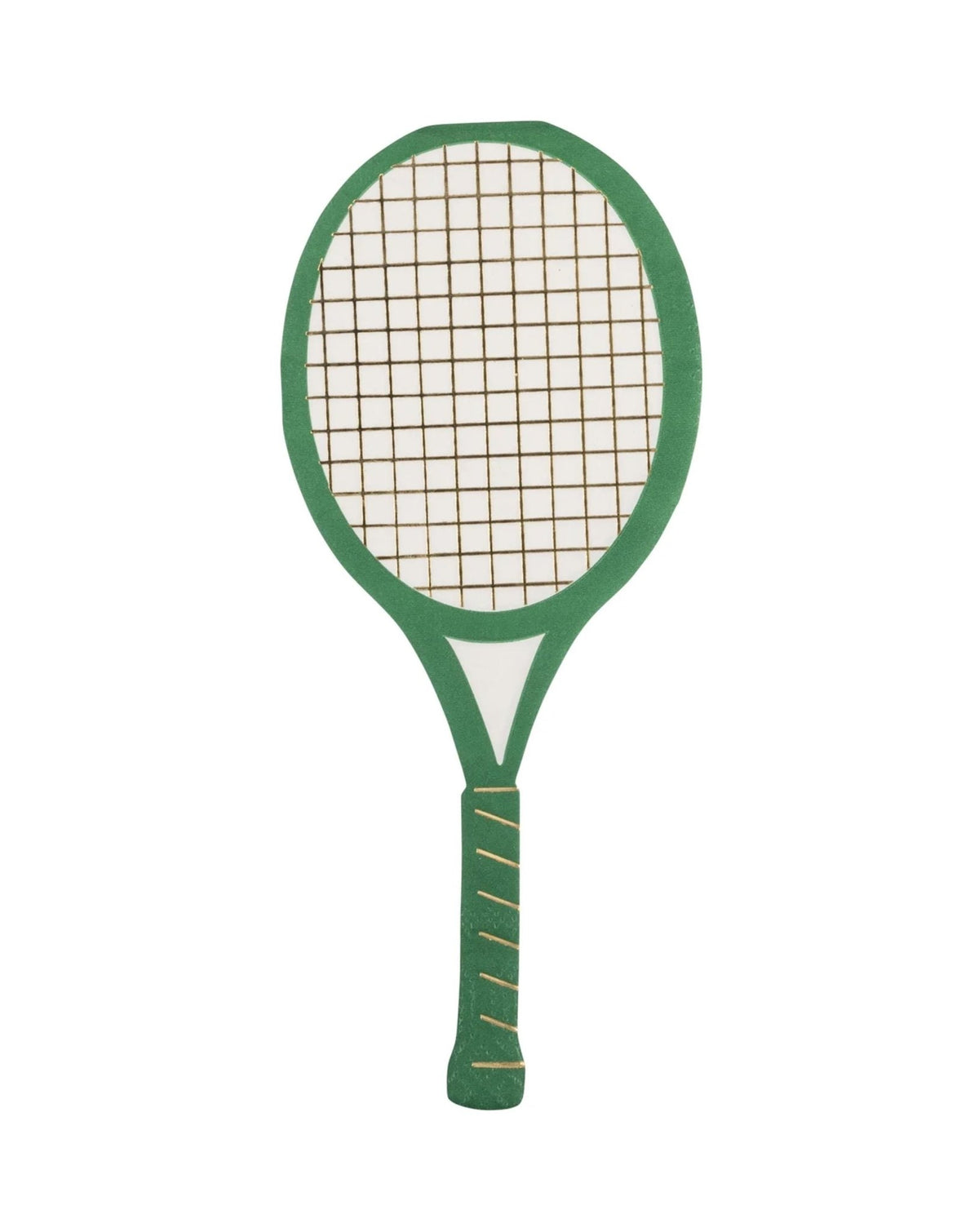 Pink & Green Tennis Racket Napkins - Stesha Party