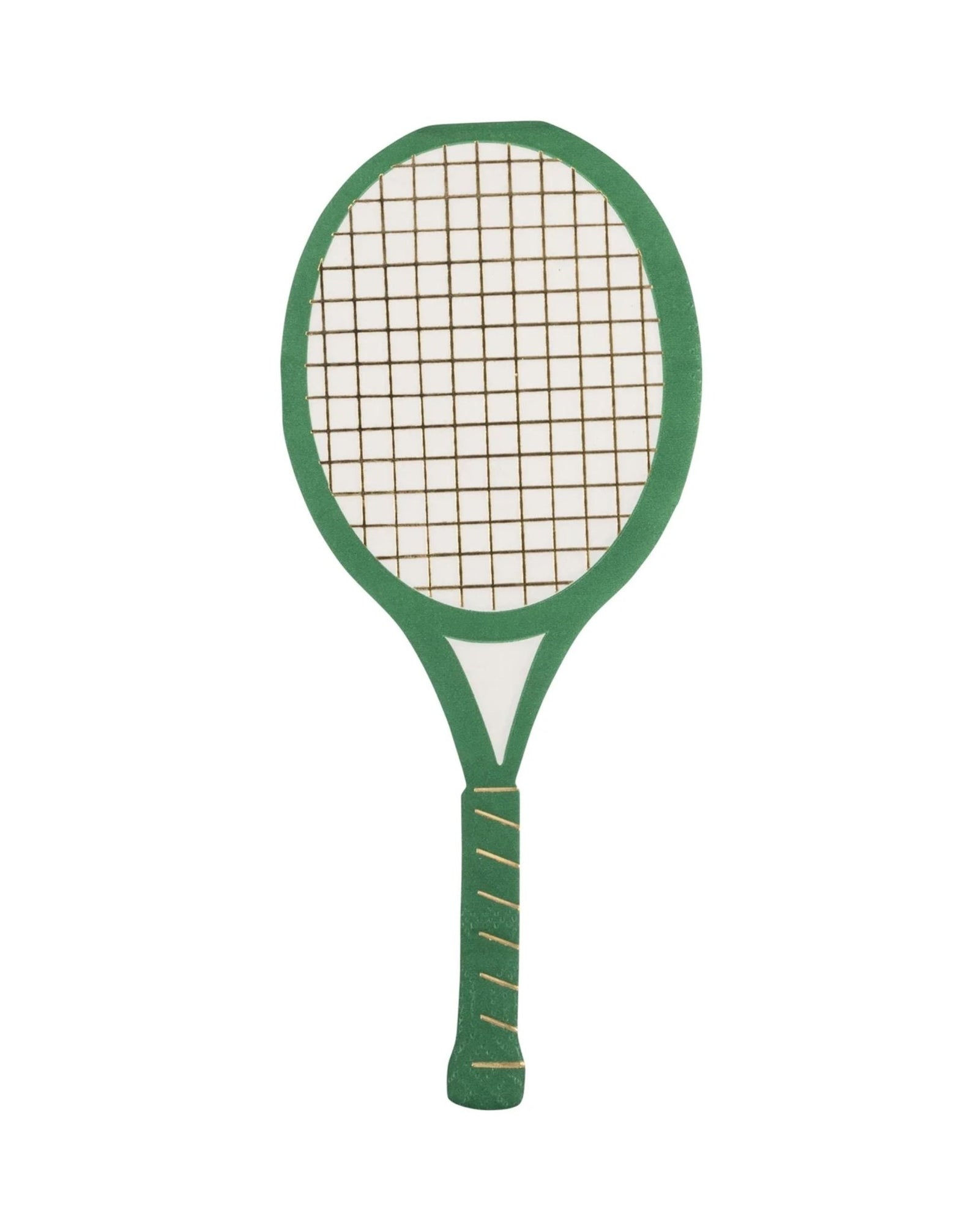 Pink & Green Tennis Racket Napkins - Stesha Party