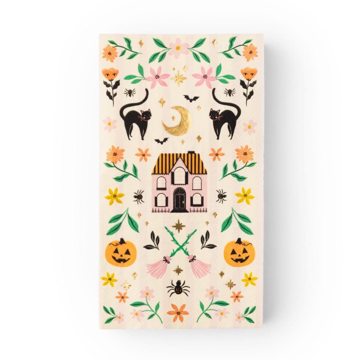 Pink Haunted House Guest Towels - Stesha Party