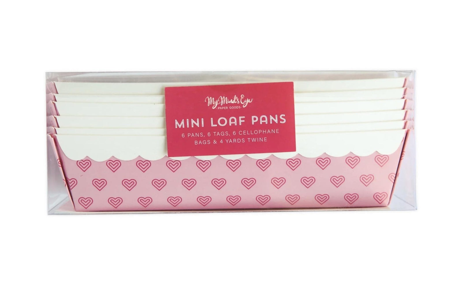 Pink Heart Mini Loaf Pans - Stesha Party