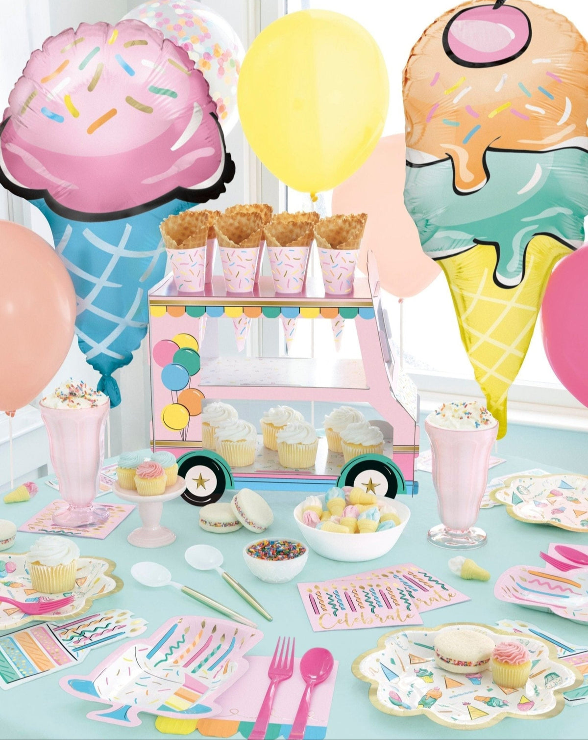 Pink Ice Cream Party Cup - Stesha Party