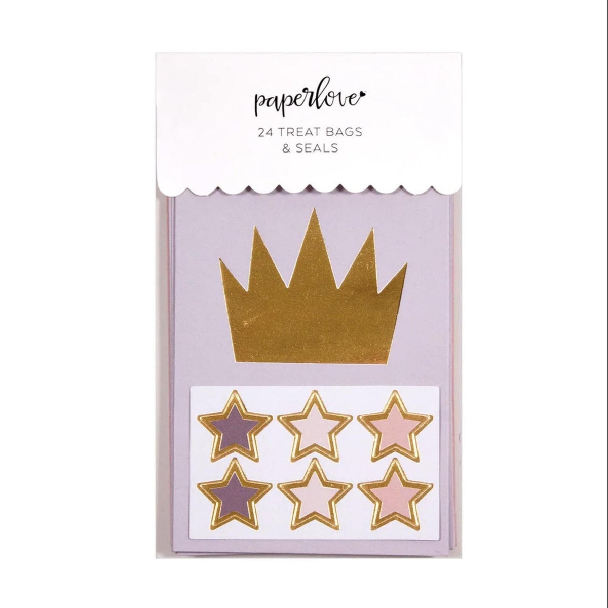 Pink & Lavender Princess Party Favor Bags 24ct - Stesha Party