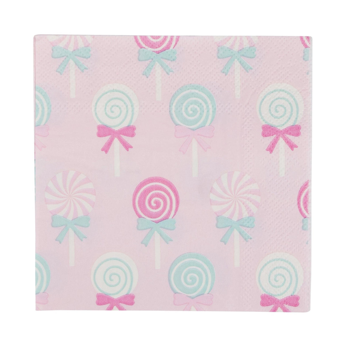 Pink Lollipop Napkins - Stesha Party