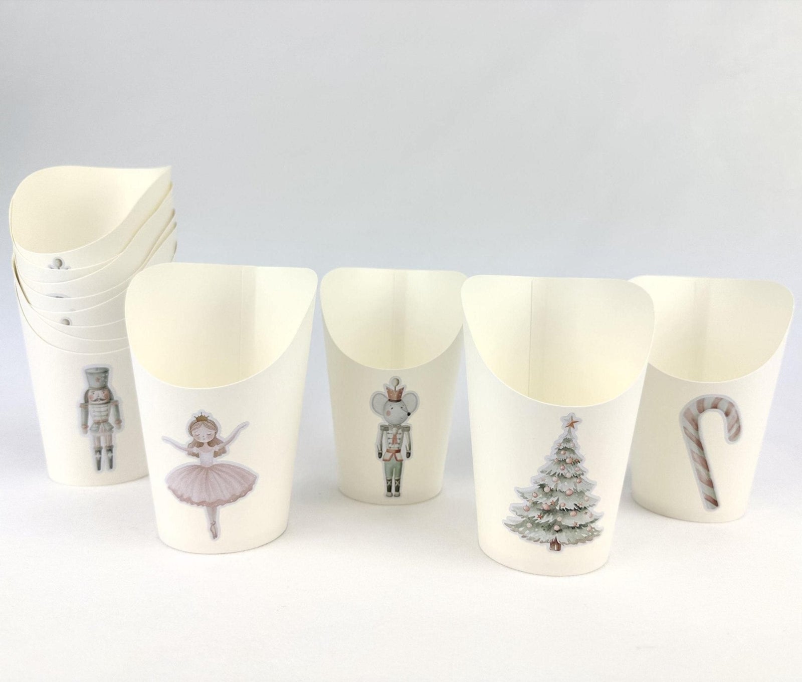 Pink Nutcracker Ballet Charcuterie Cups 12ct - Stesha Party