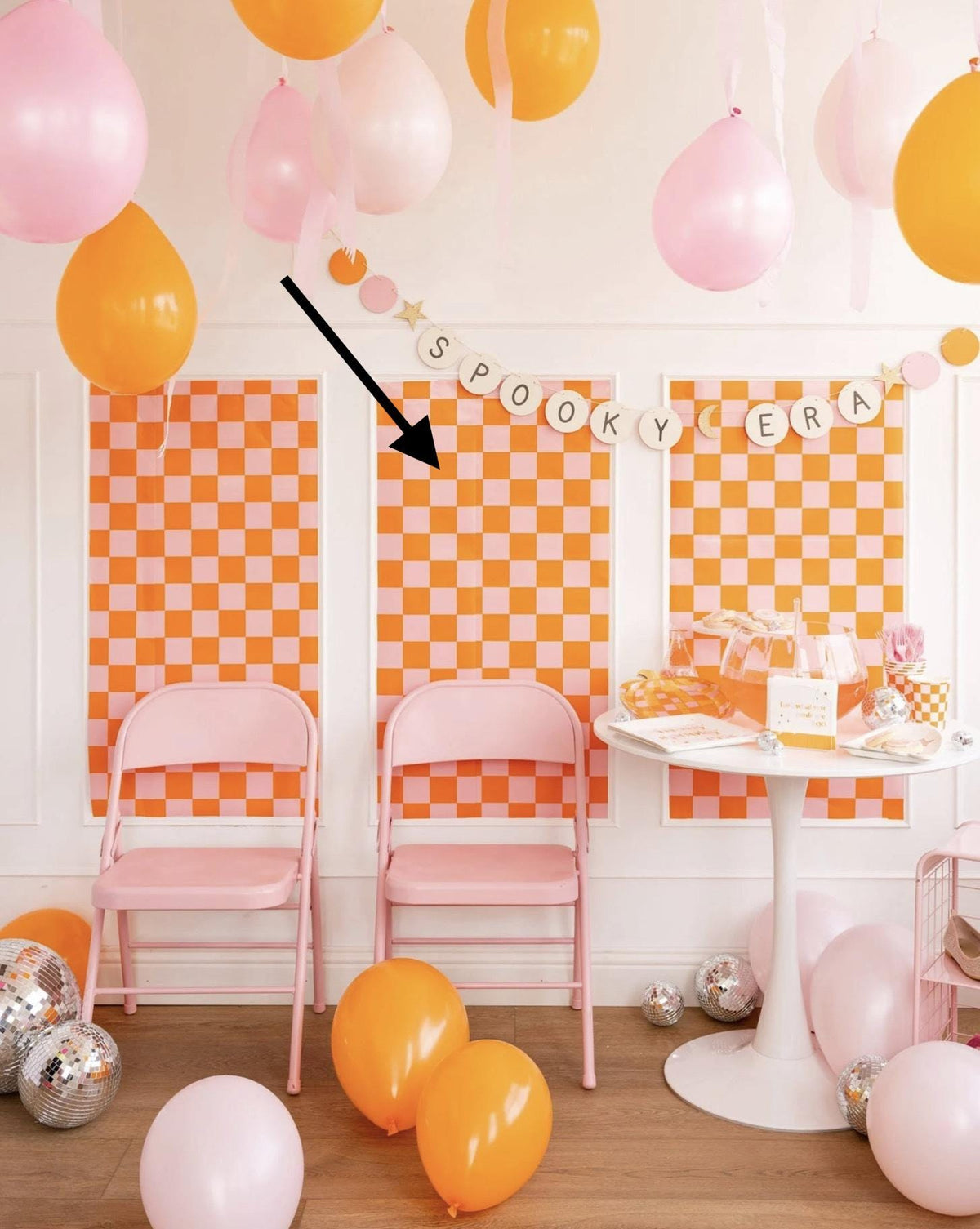 Pink & Orange Table Runner - Stesha Party