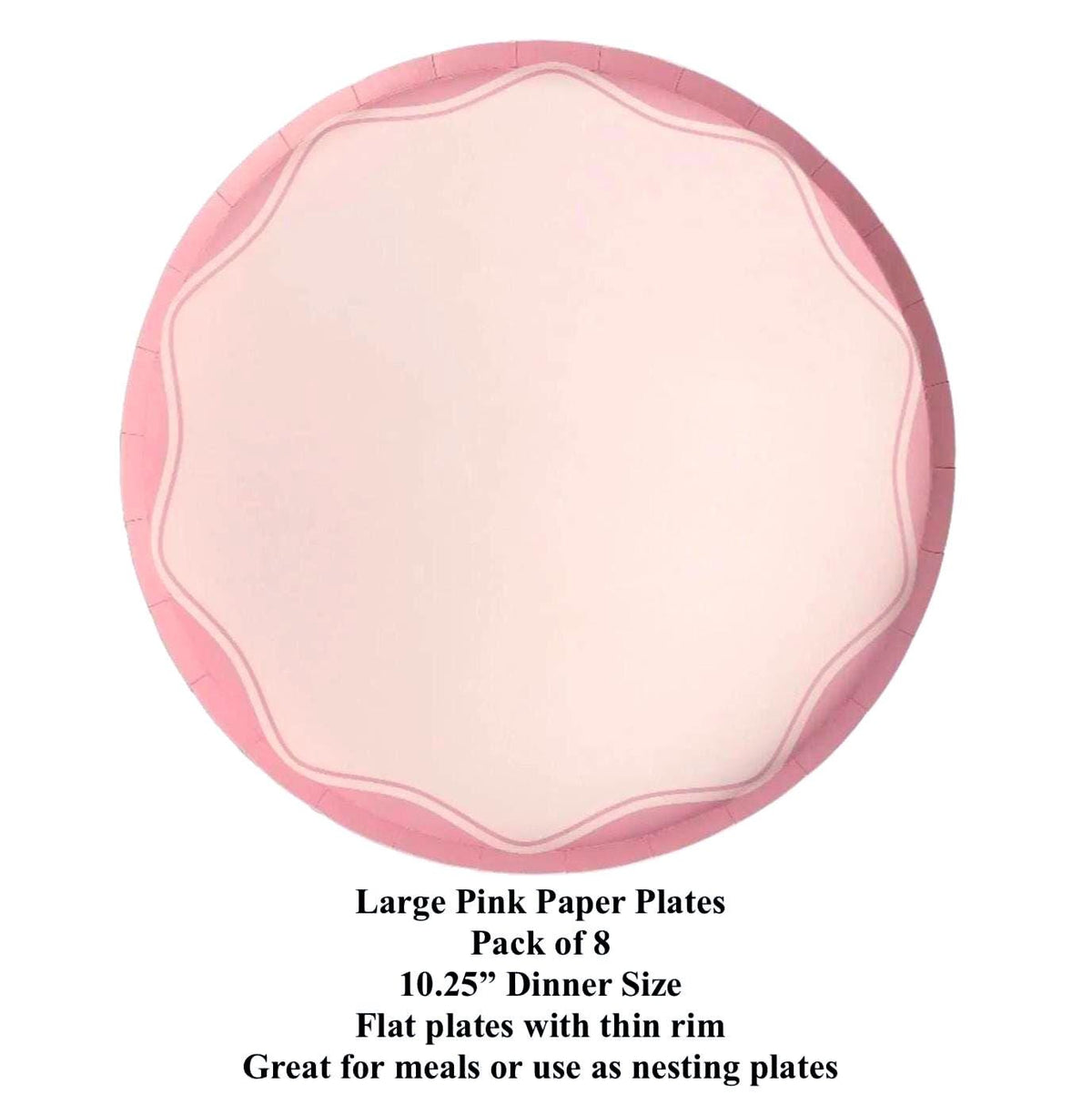 Pink Party Plates - Stesha Party