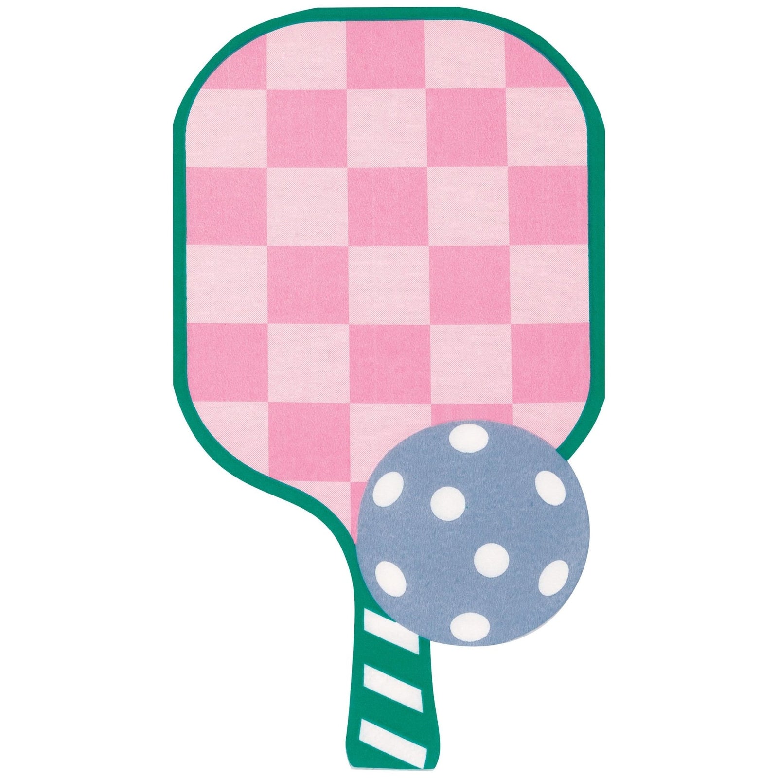 Pink Pickleball Paddle Napkins Set of 16 - Stesha Party