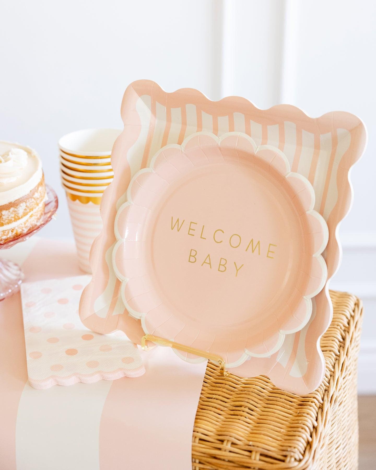 Pink Polka Dot Napkins 24ct - Stesha Party