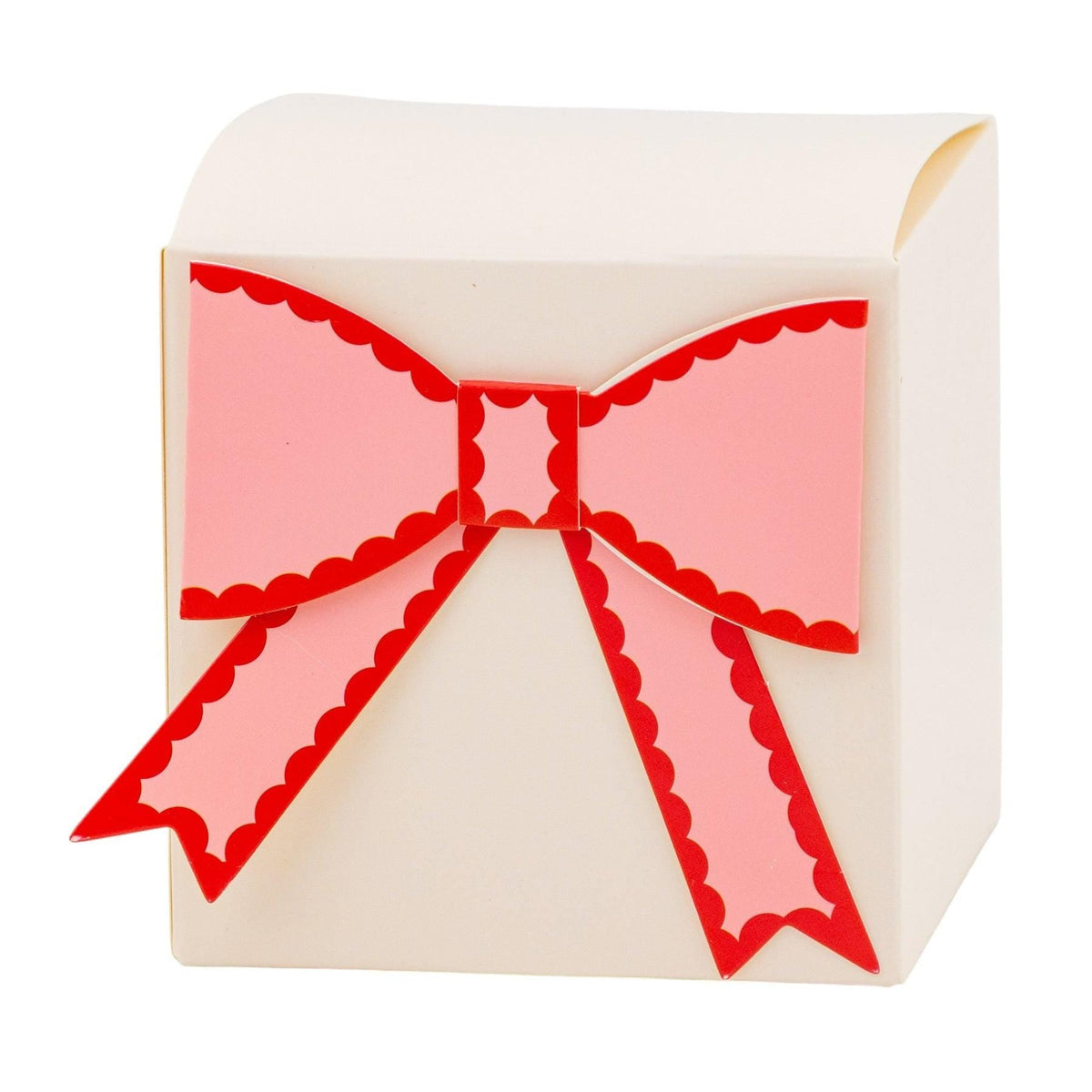 Pink & Red Bow Treat Boxes 8ct - Stesha Party
