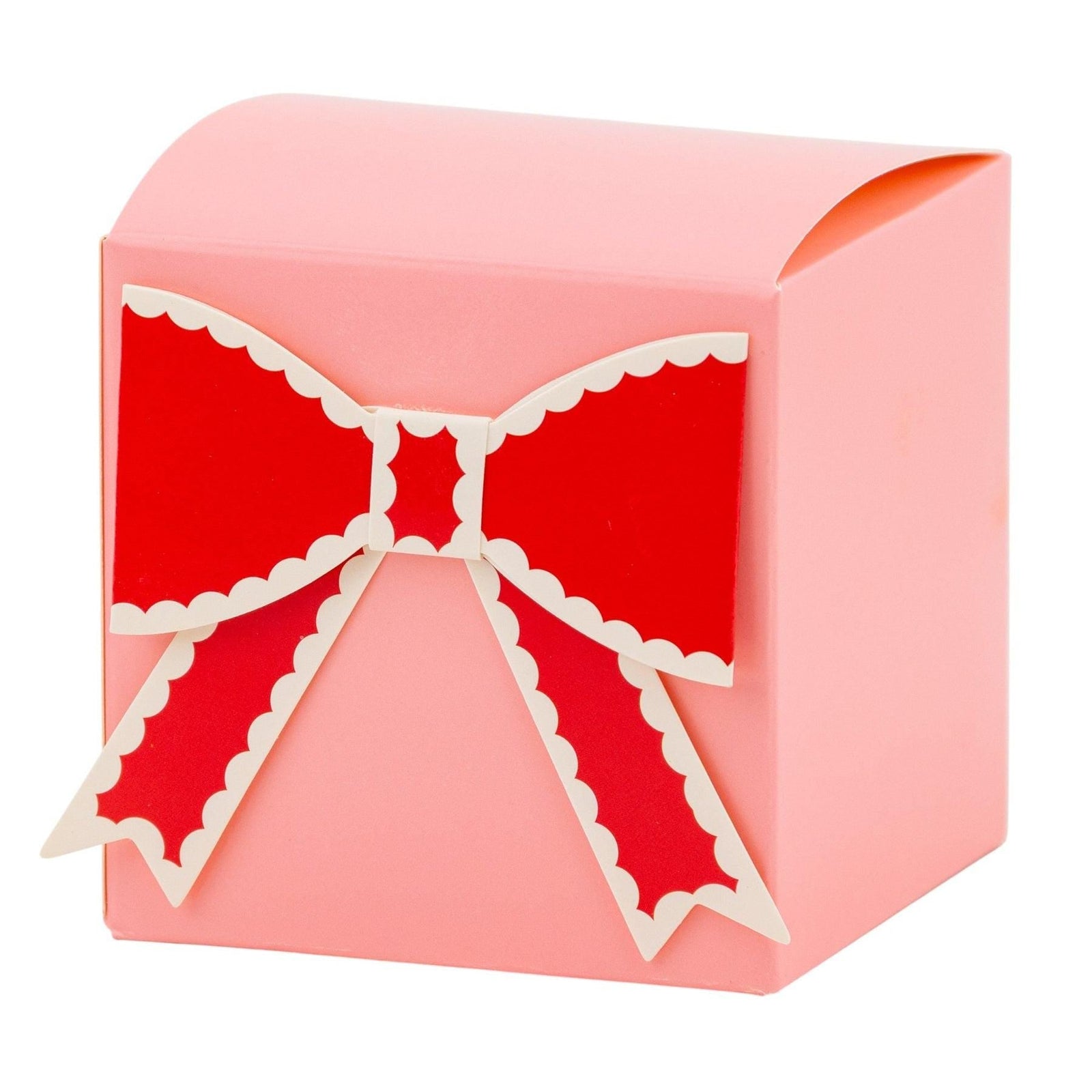 Pink & Red Bow Treat Boxes 8ct - Stesha Party