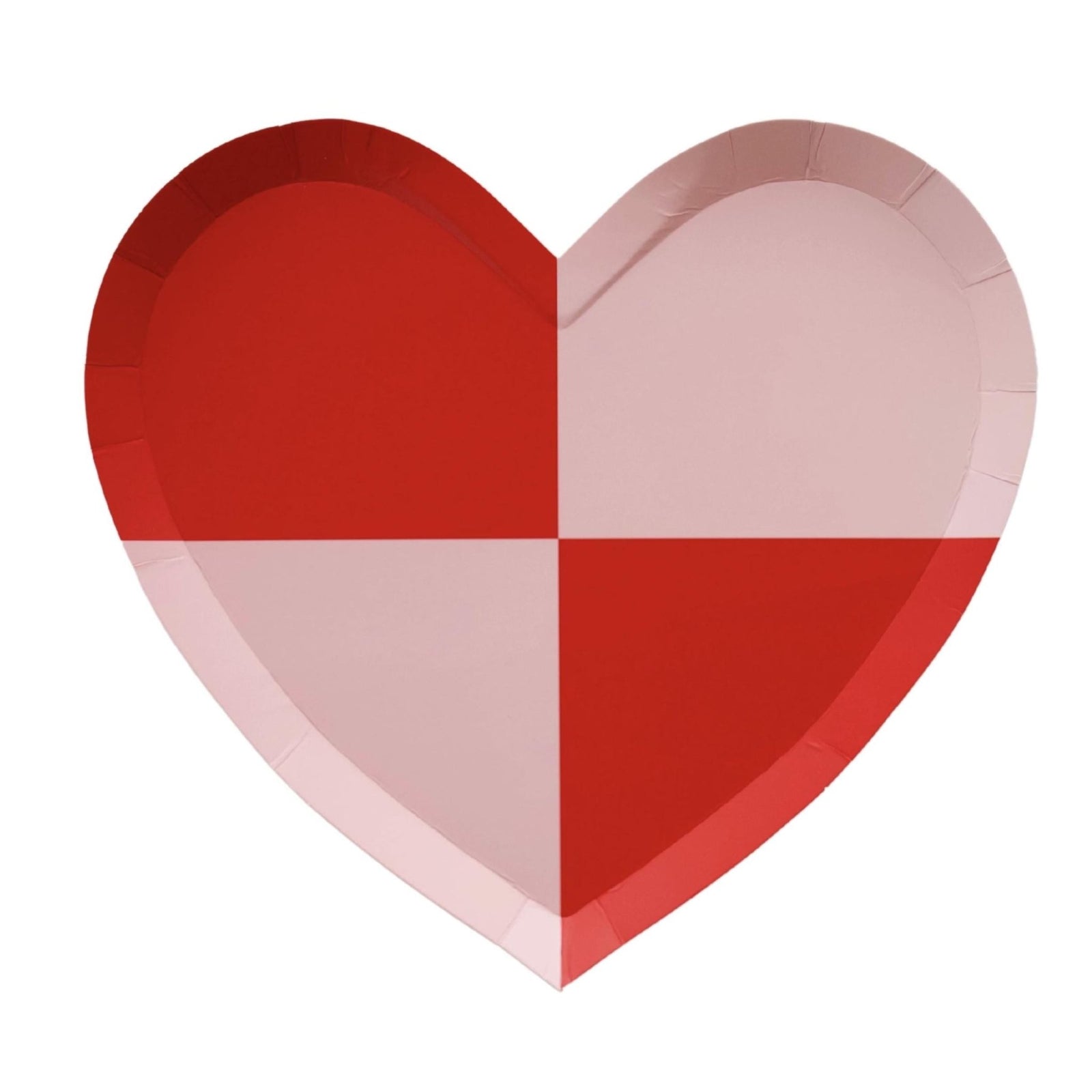 Pink & Red Heart Cake Plates - Stesha Party