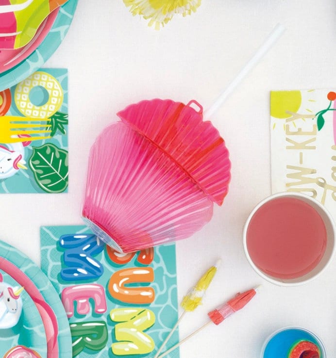 Pink Seashell Reusable Cup - Stesha Party